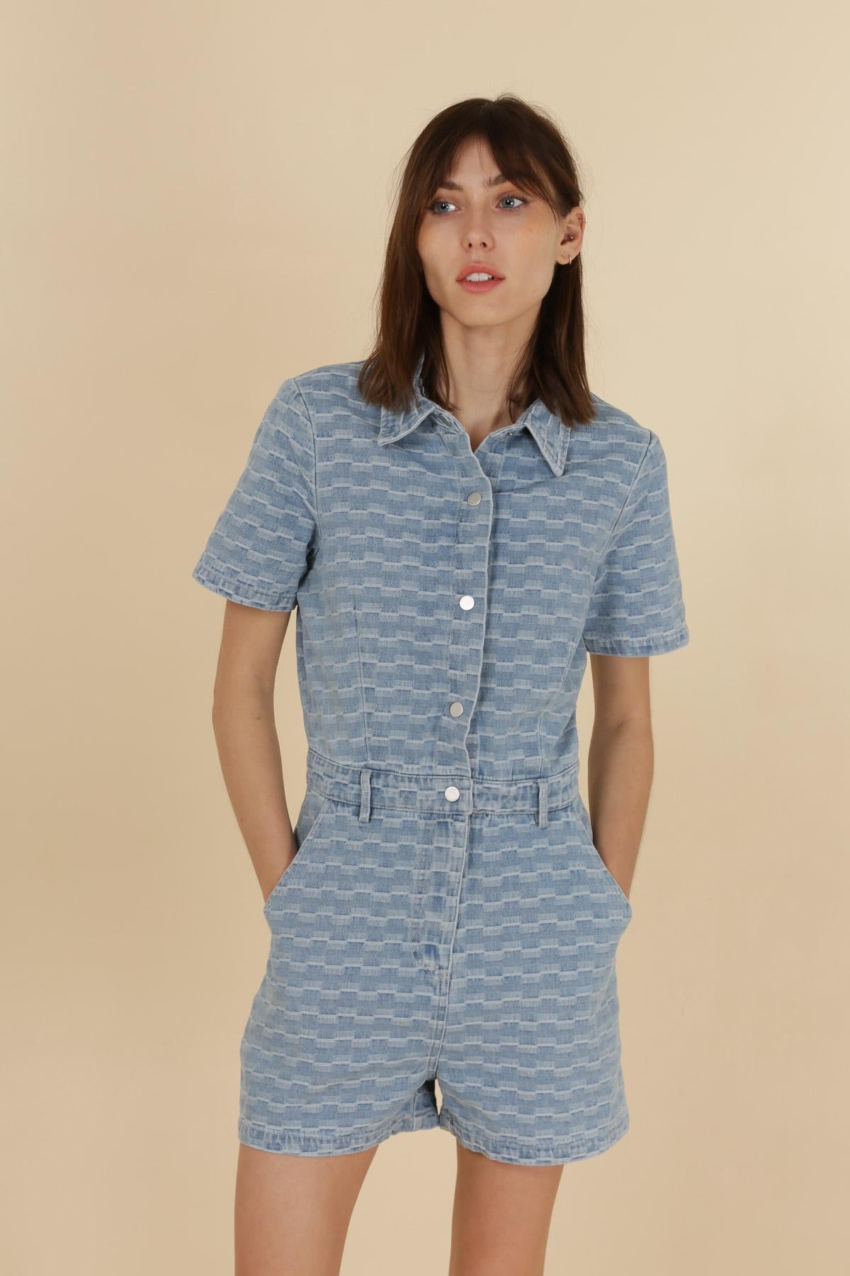 3927 Combishort denim