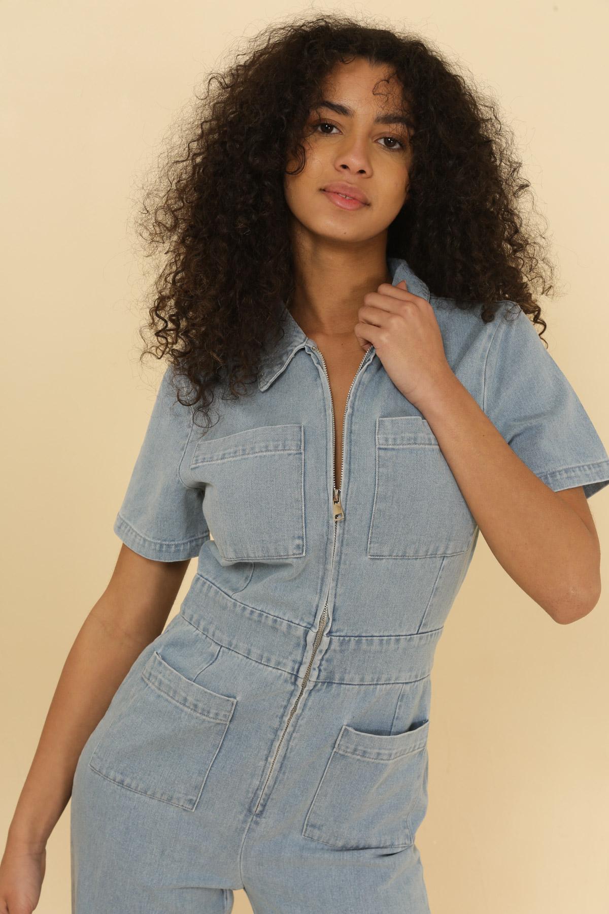 3995 Denim jumpsuit