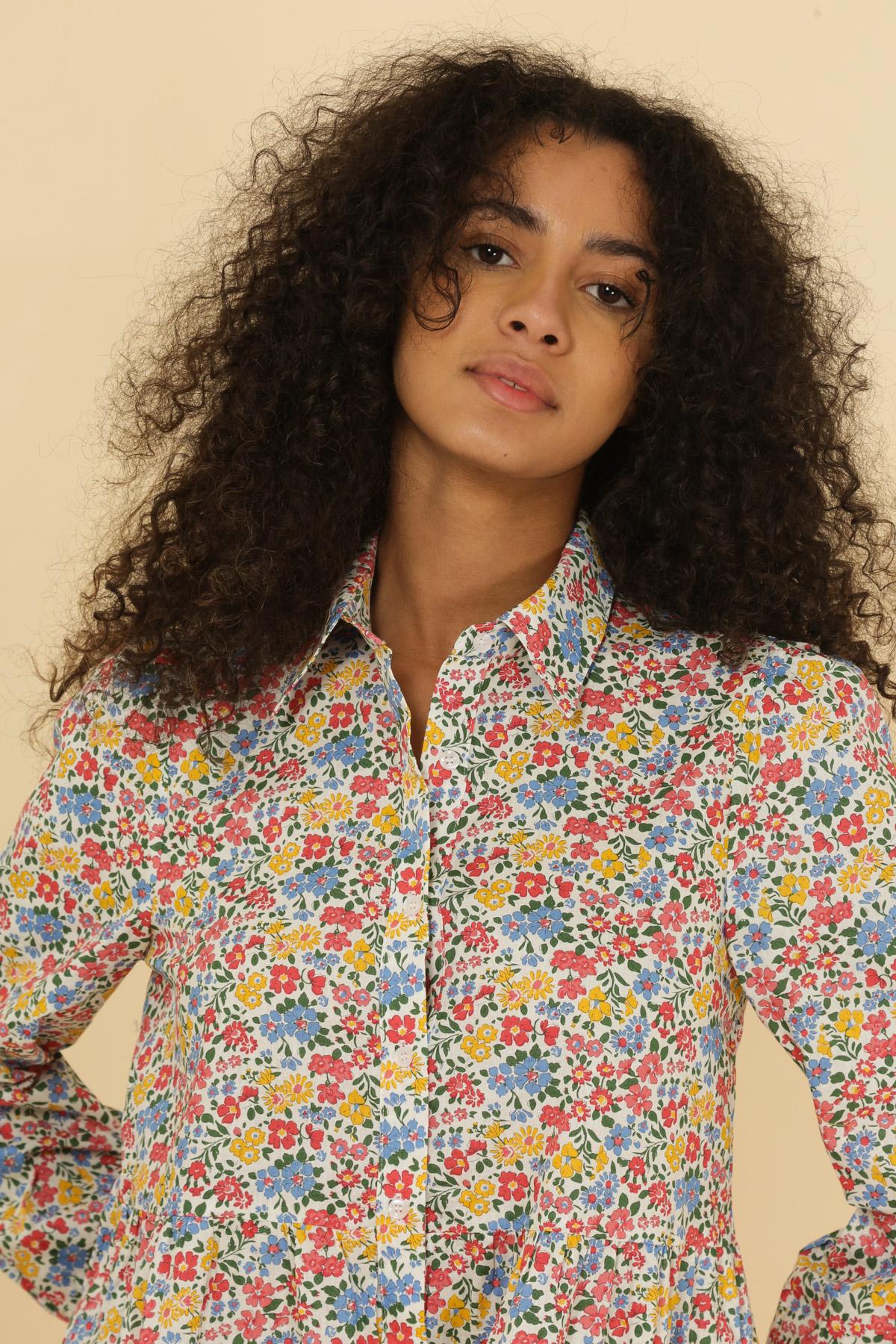 5001 Chemise fleurie