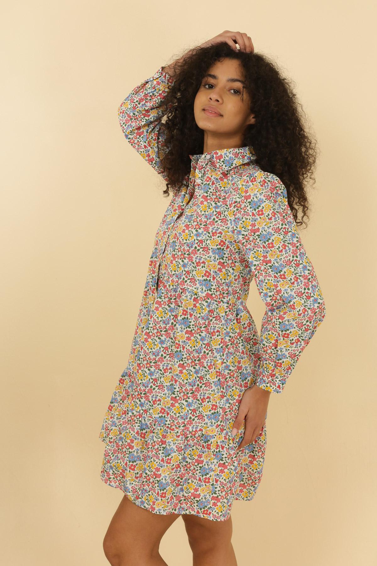 5001 Chemise fleurie