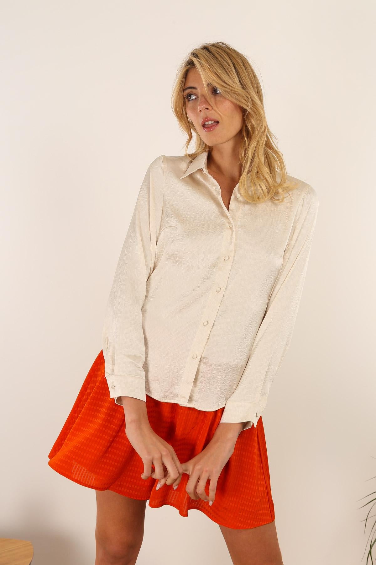 5039 Chemise satinée