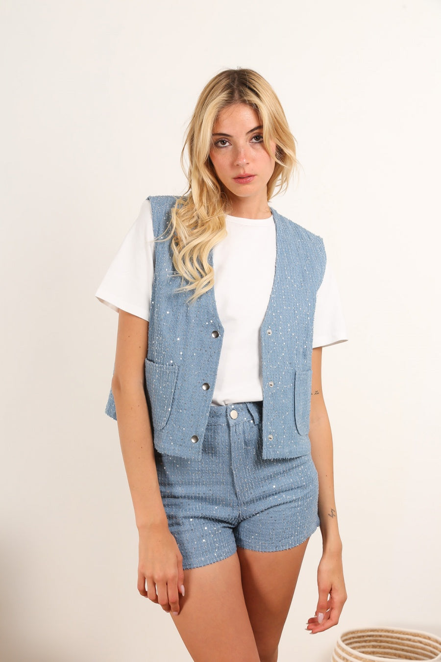 5063 Veste à sequins