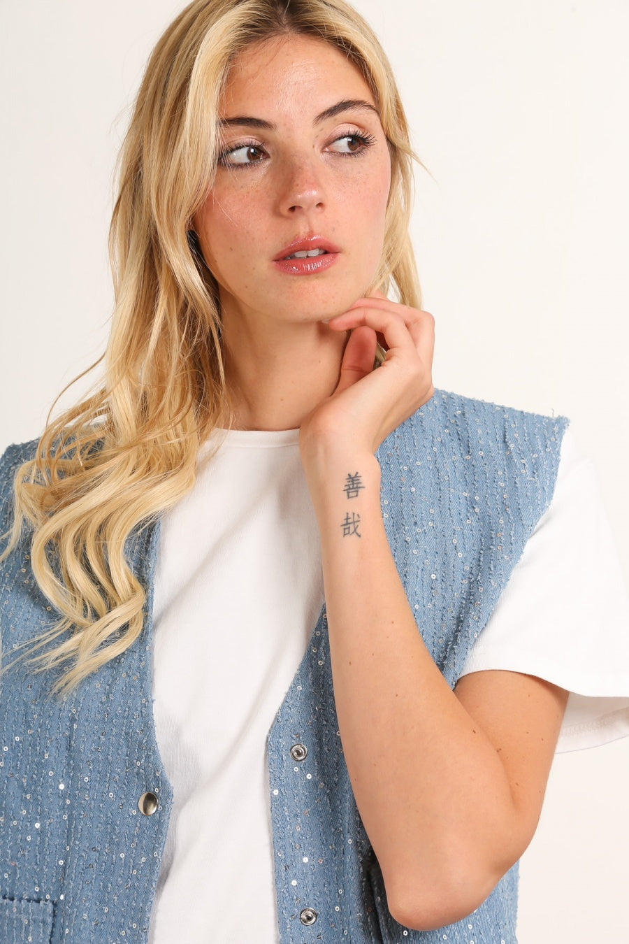 5063 Veste à sequins