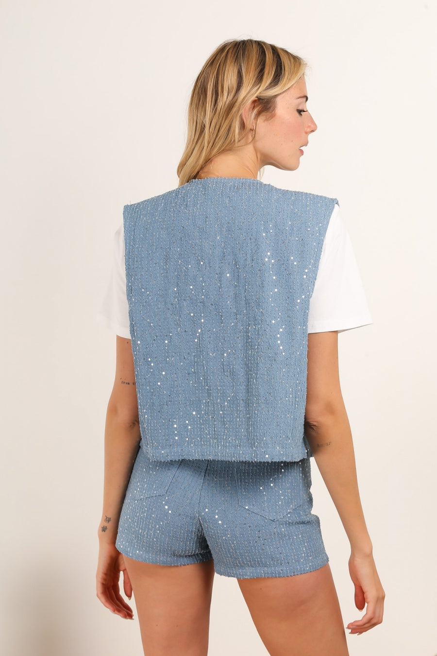 5063 Veste à sequins