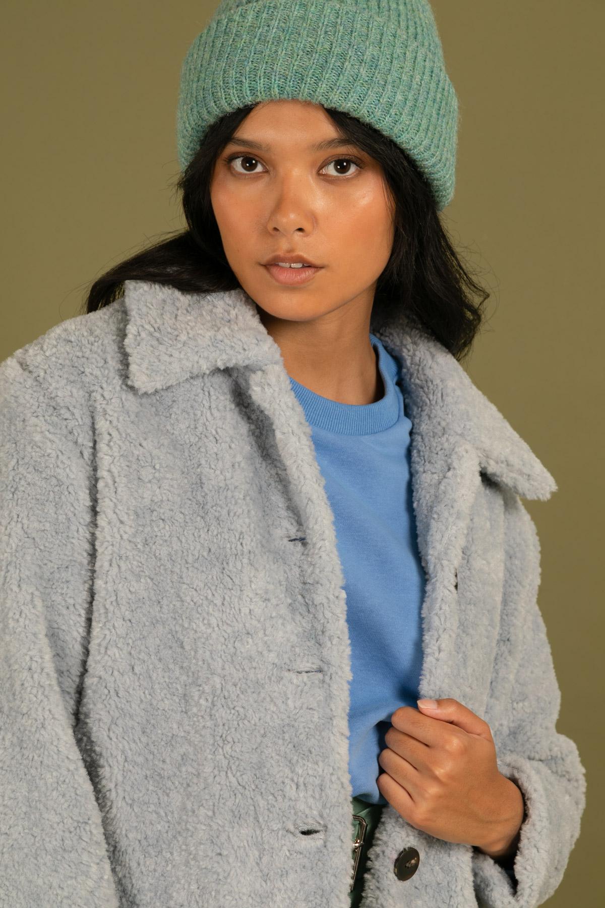 5097 Abrigo de bouclé 