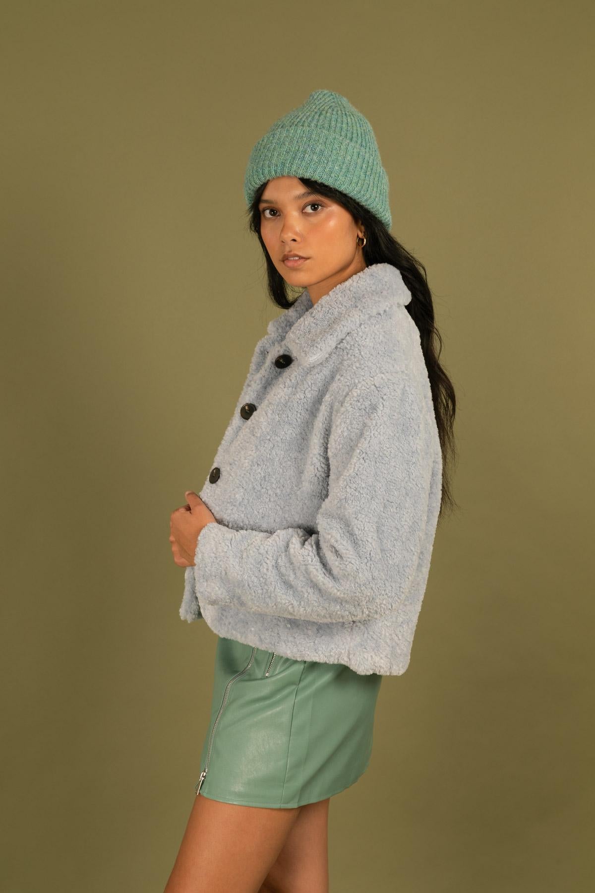 5097 Abrigo de bouclé 