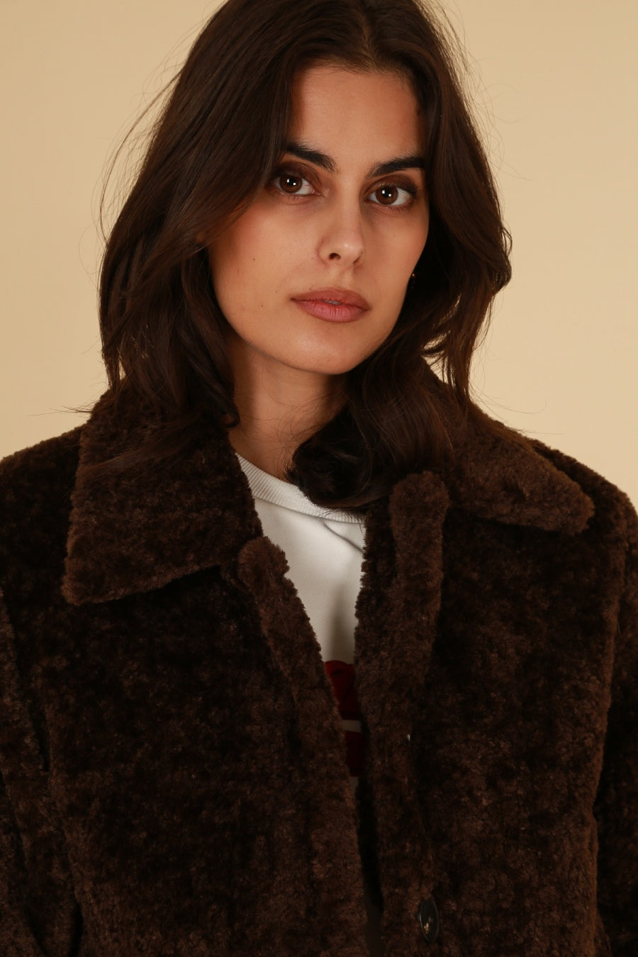 5097 Abrigo de bouclé 