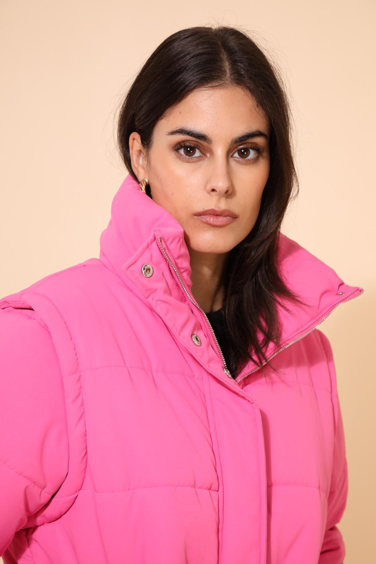 5099 Chaqueta acolchada de cuello alto