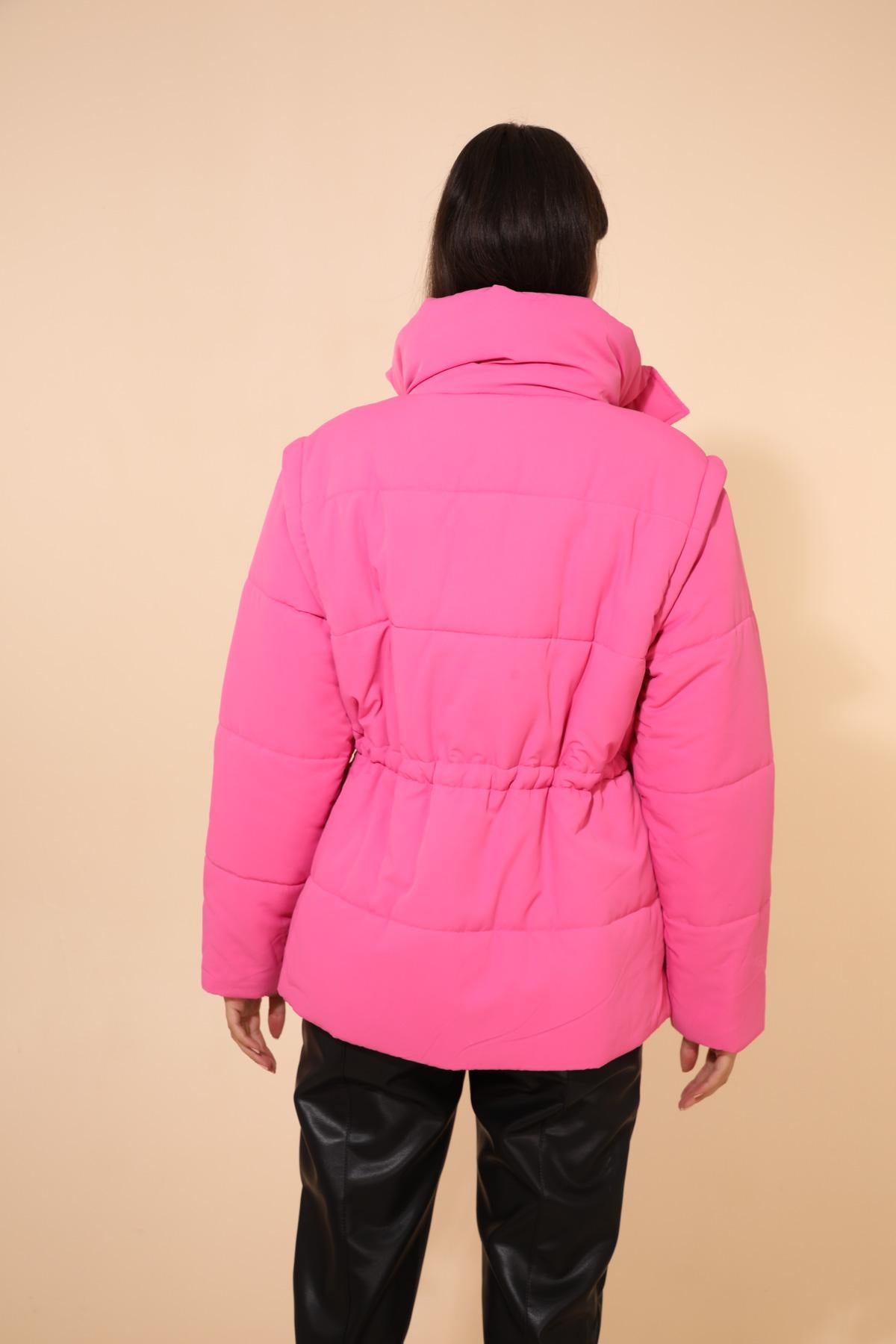 5099 Chaqueta acolchada de cuello alto