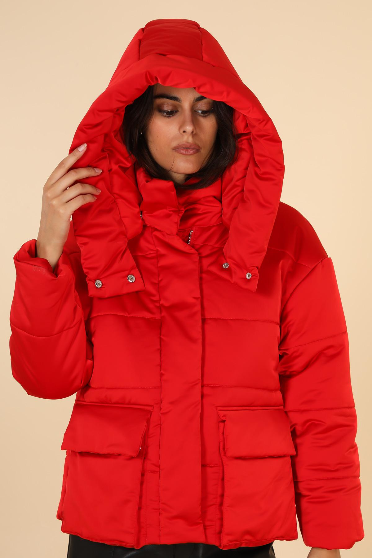 5100 Chaqueta de plumón de satén