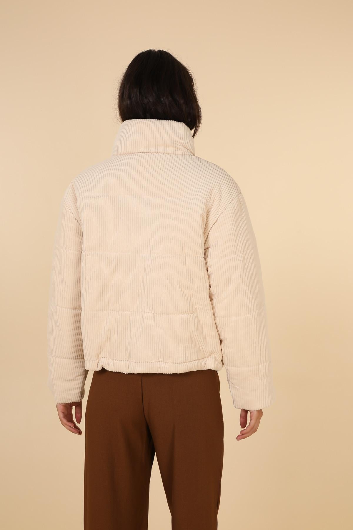 Chaqueta acolchada de terciopelo 5122