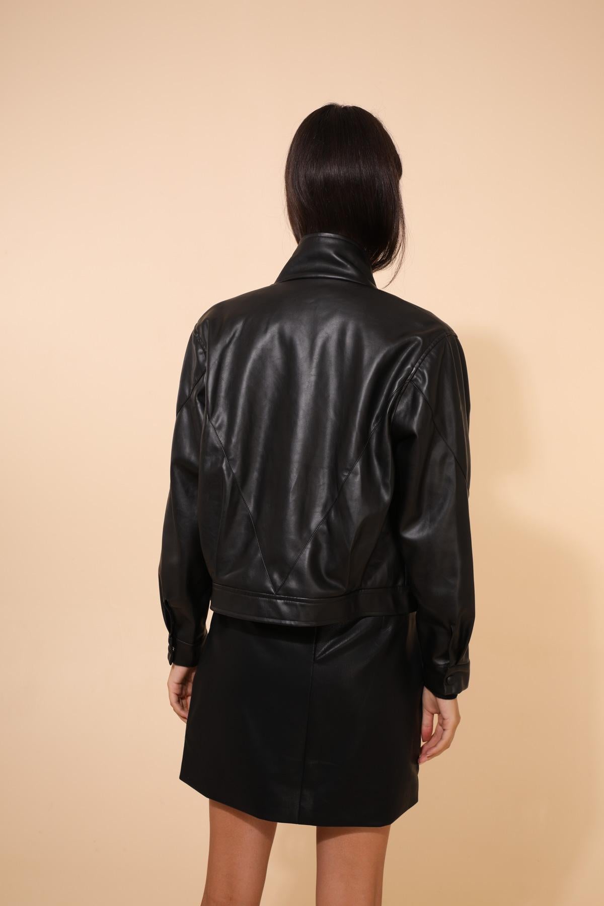 5132 Chaqueta de piel sintética