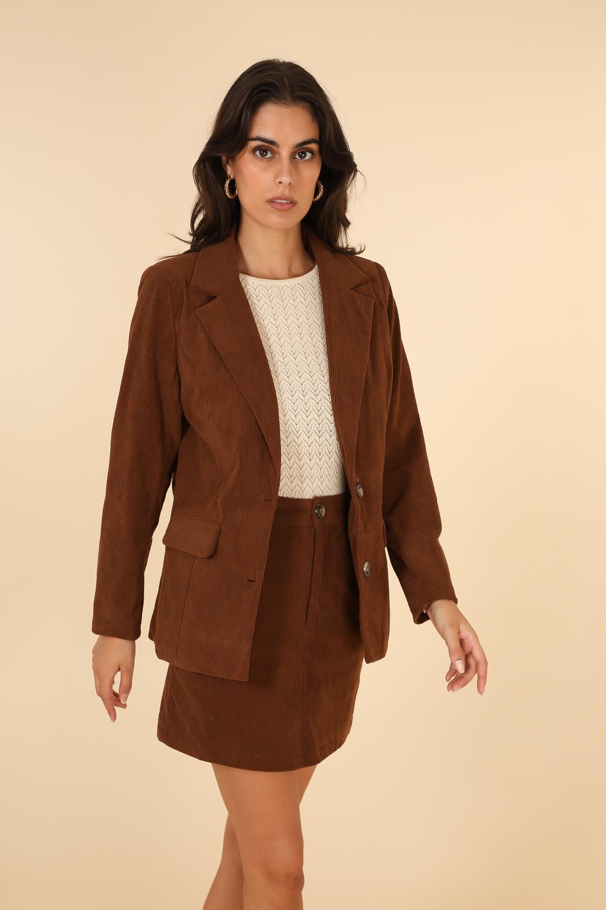 5158 Blazer en velours