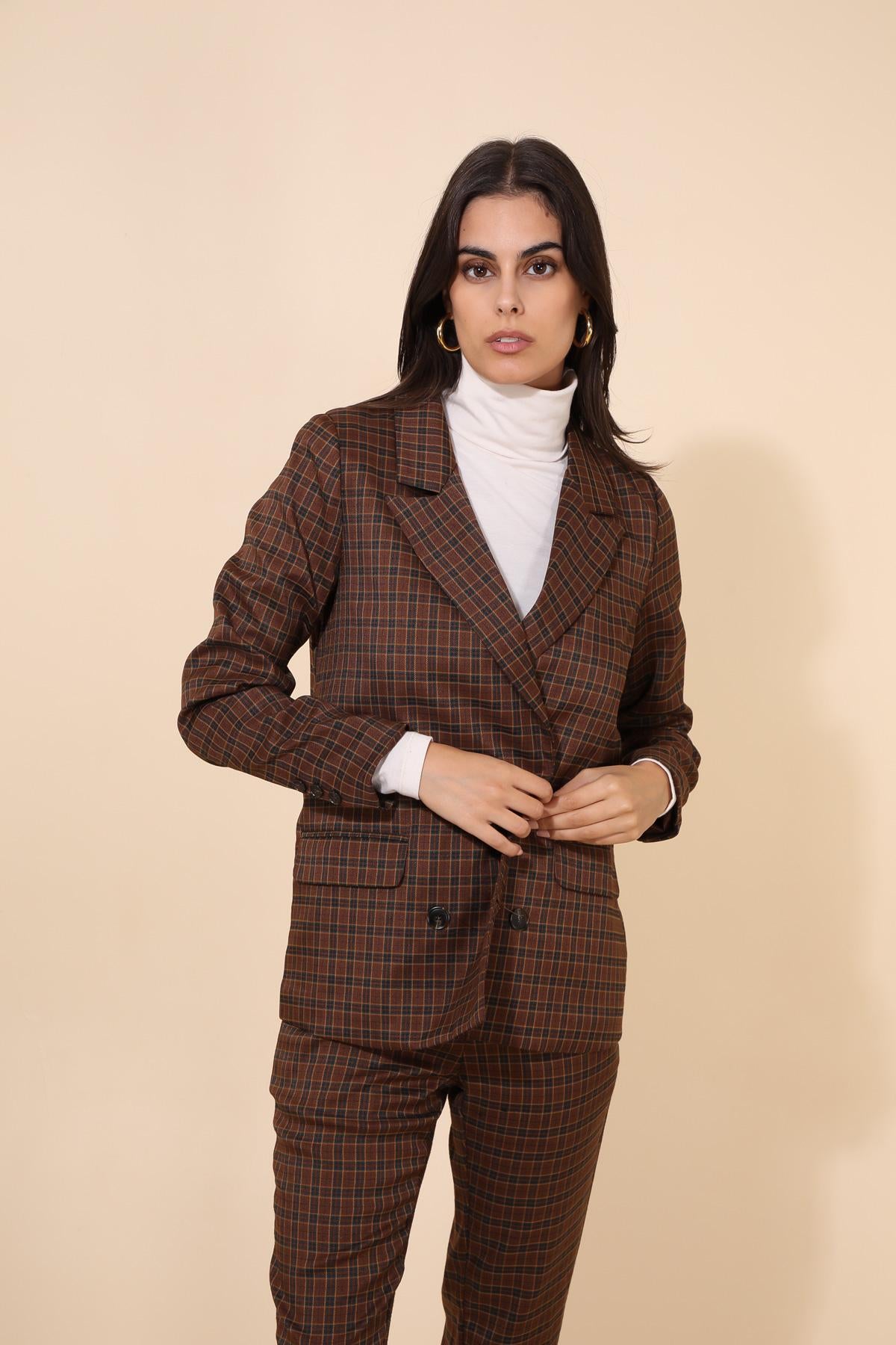 5170 Blazer à carreaux