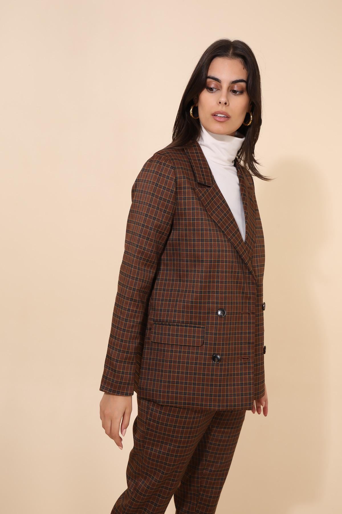 5170 Blazer à carreaux