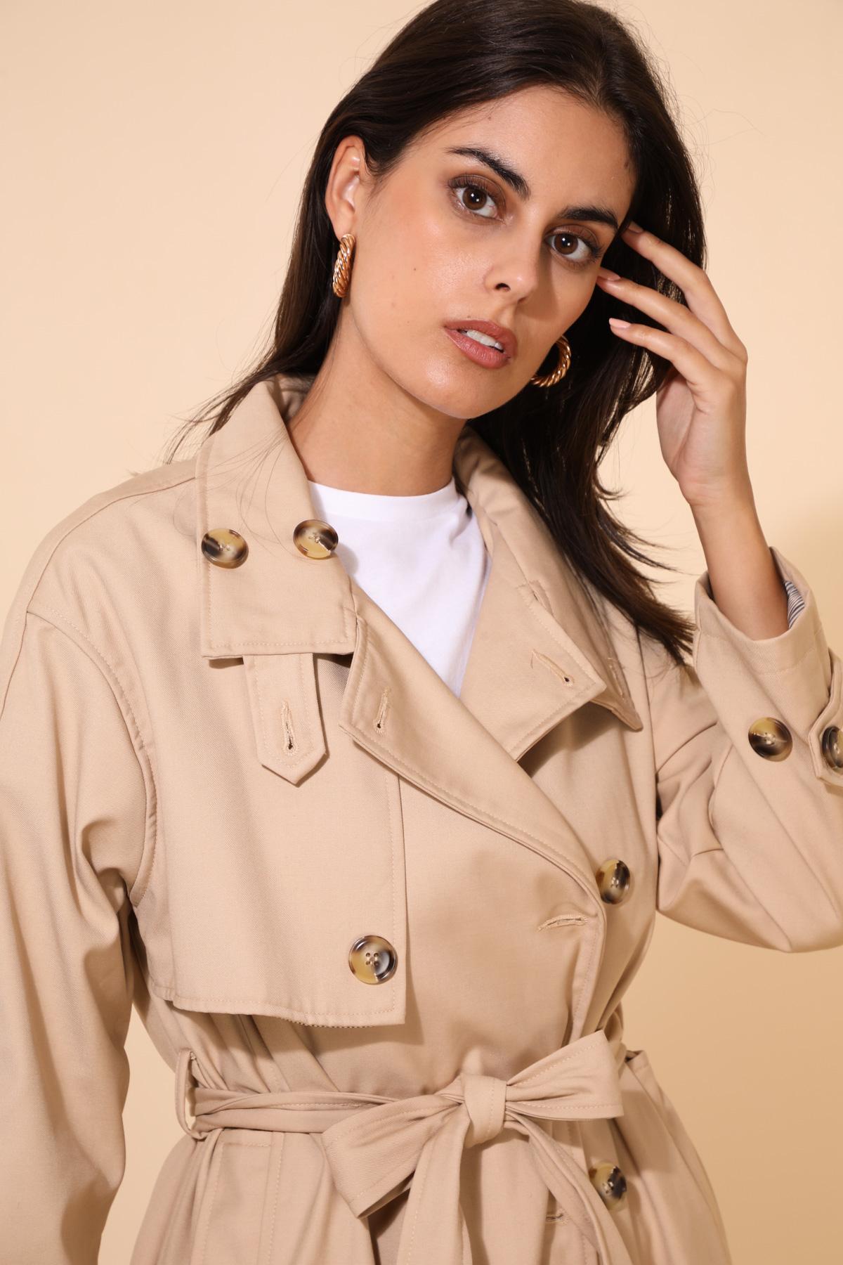 5173 Trench col montant