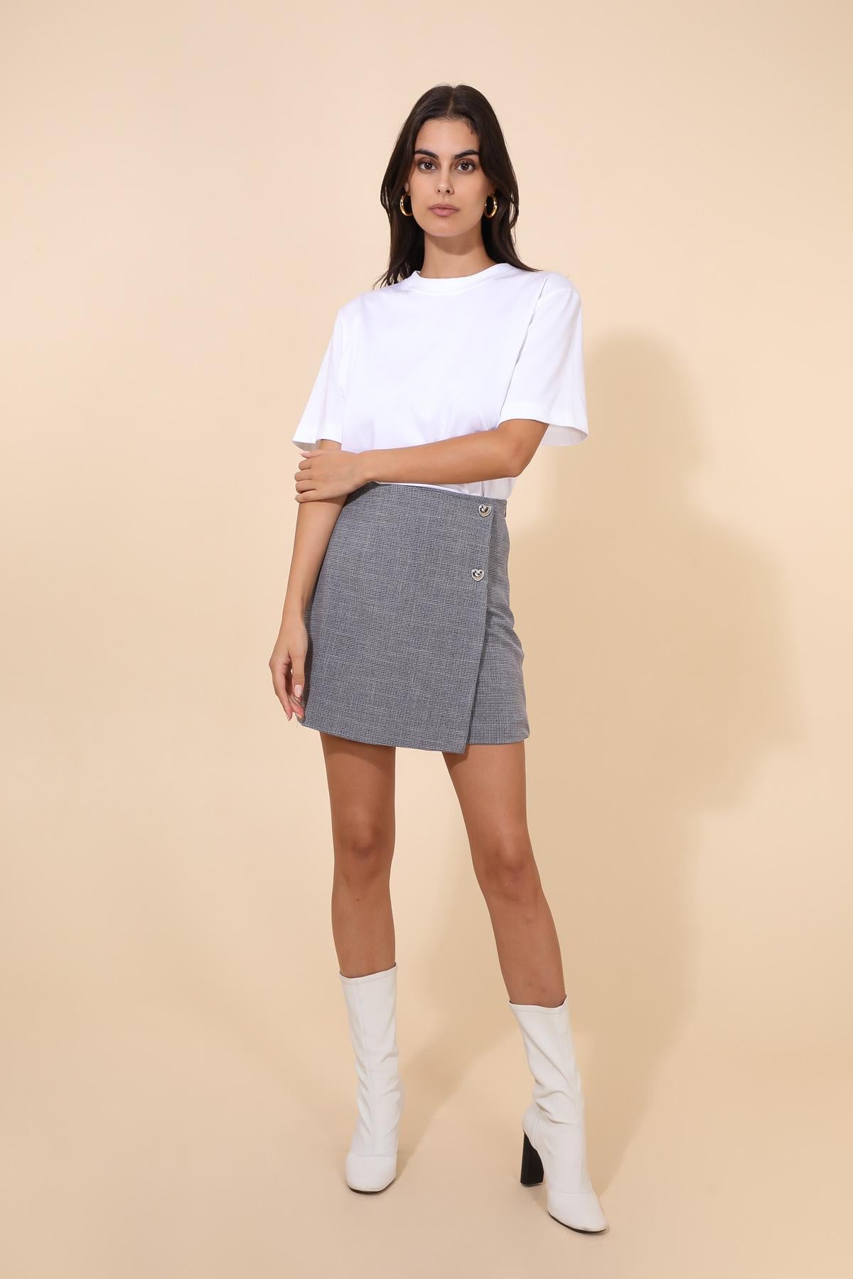 5193 Checkered Skirt