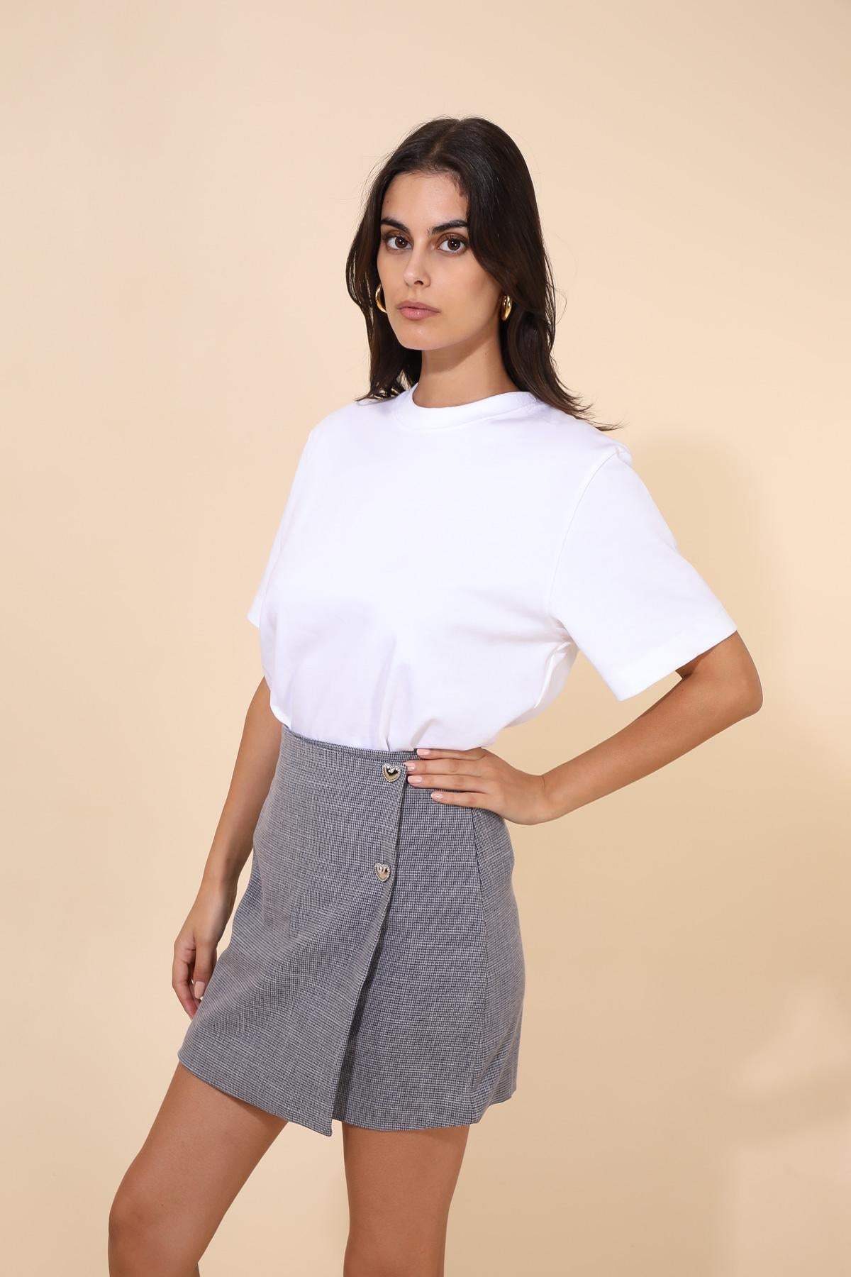 5193 Checkered Skirt