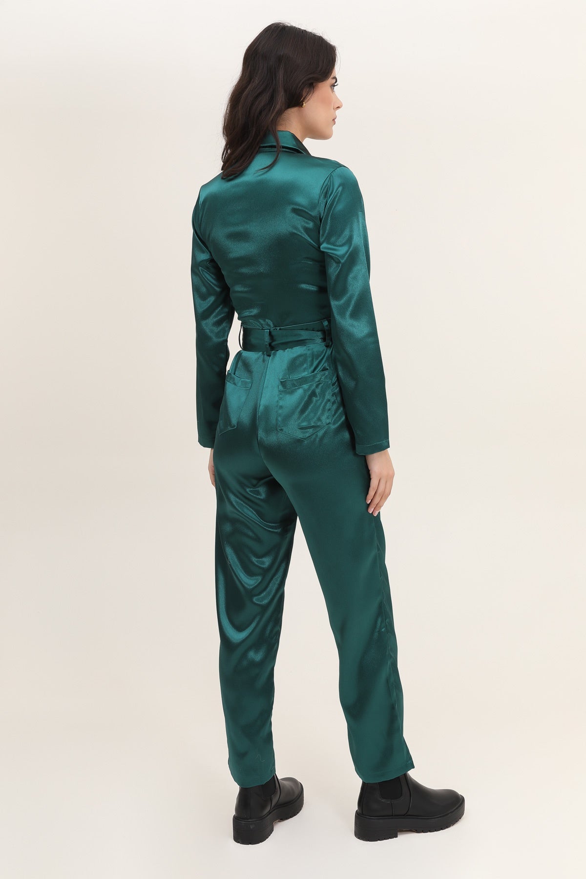5202 Satin Jumpsuit