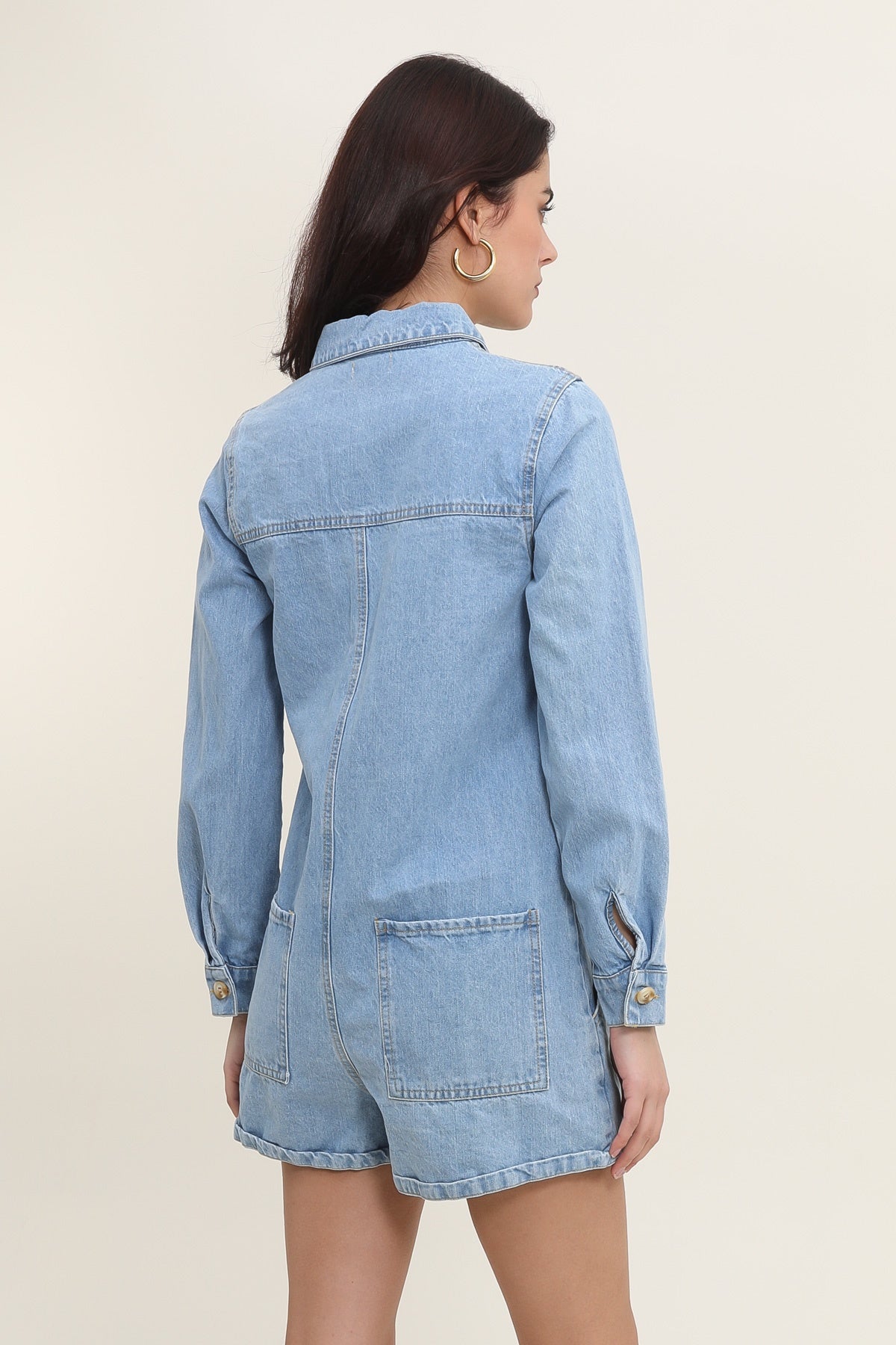 5203 Denim Jumpsuit