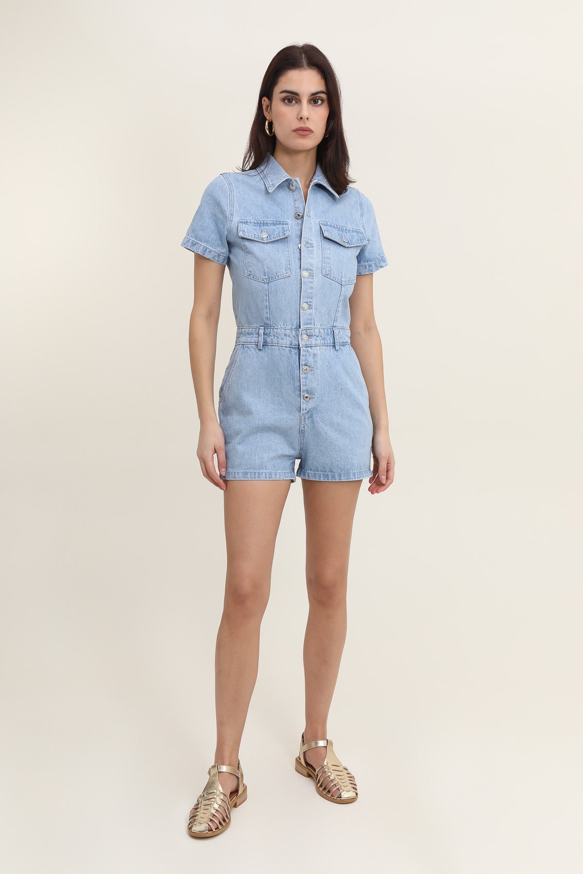 5207 Combishort denim