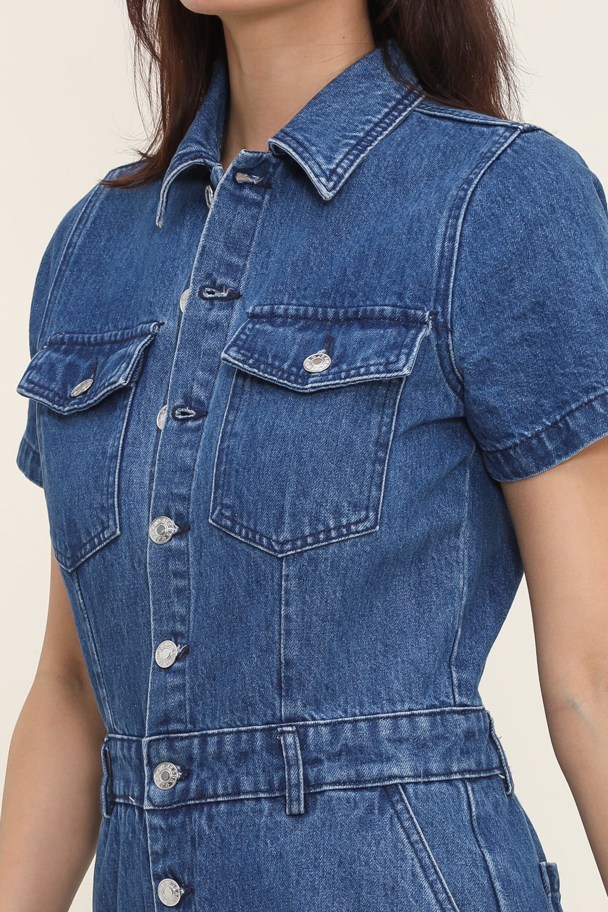 5207 Combishort denim