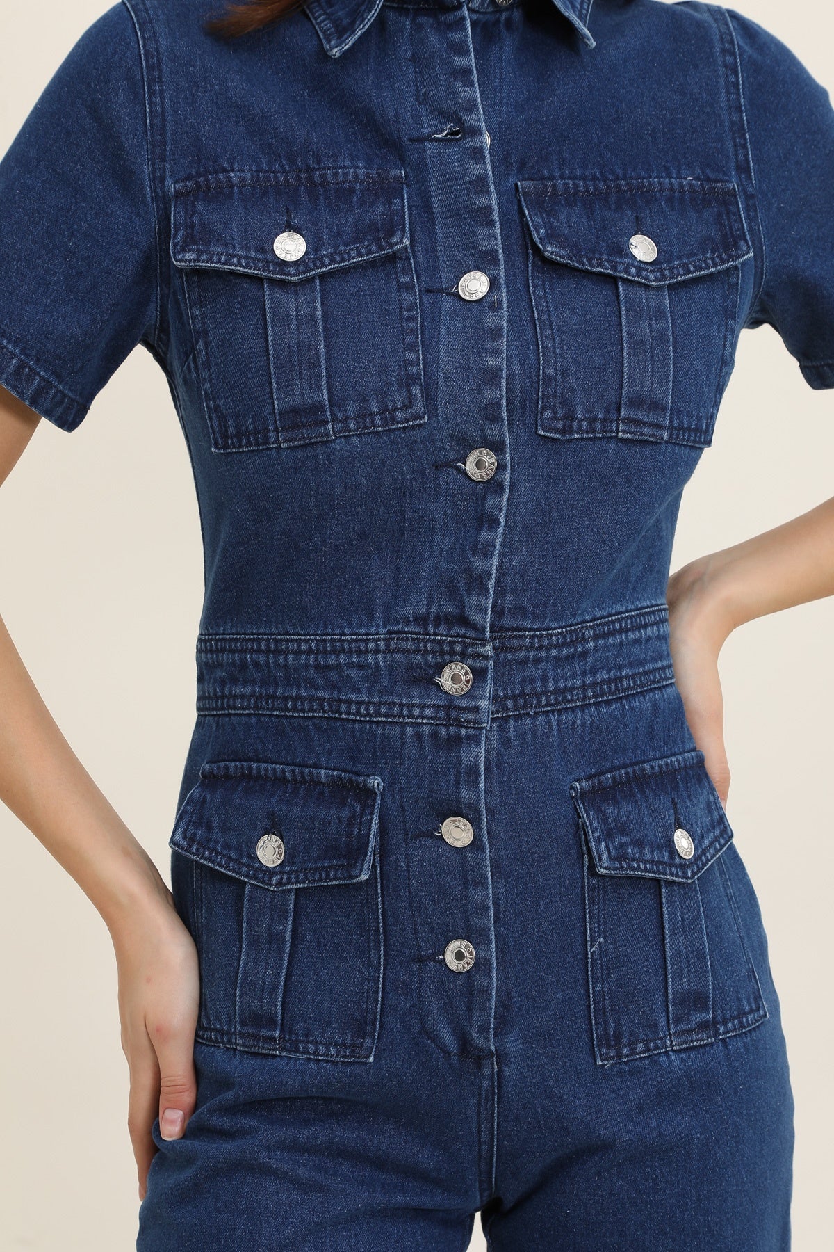 5217 Denim Jumpsuit