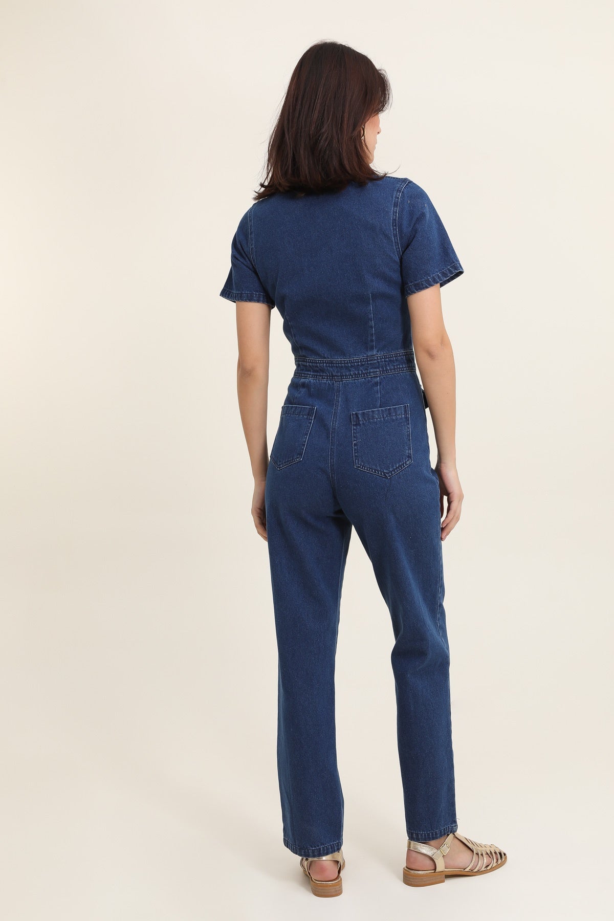 5217 Denim Jumpsuit