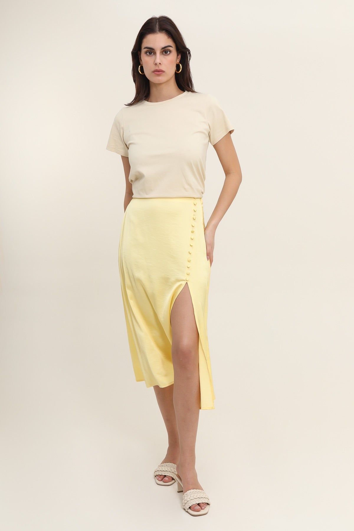 5293 Satin Skirt