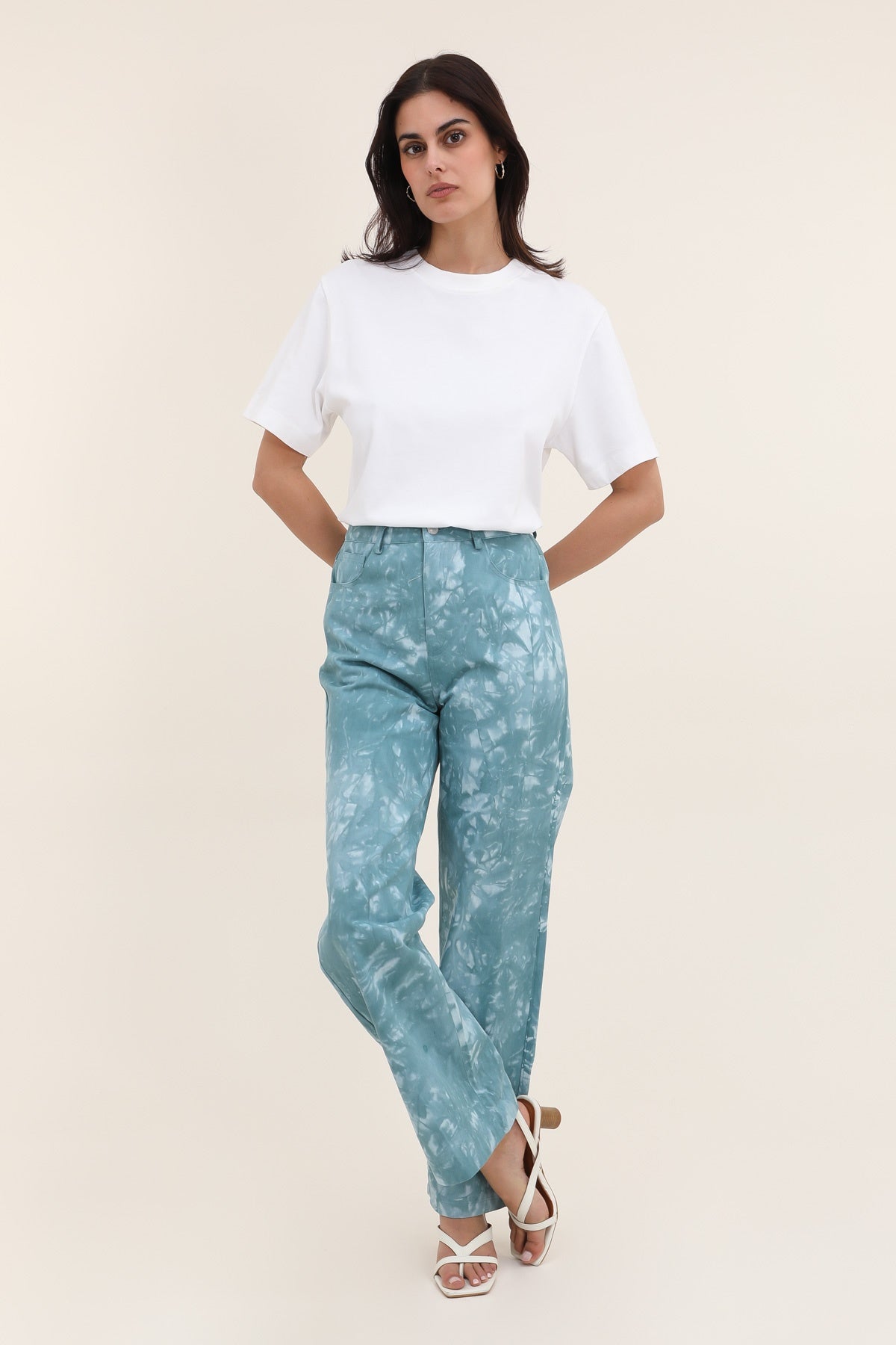 5355 Pantalon tie&dye