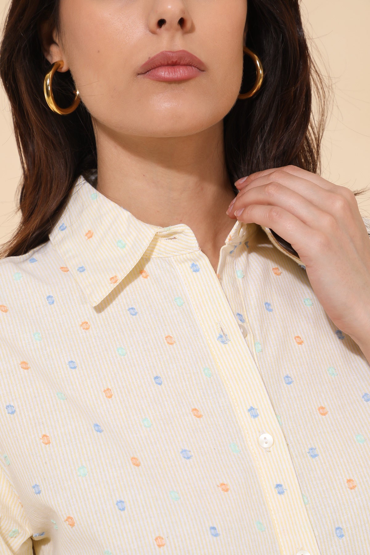 5383 Combishort à plumetis