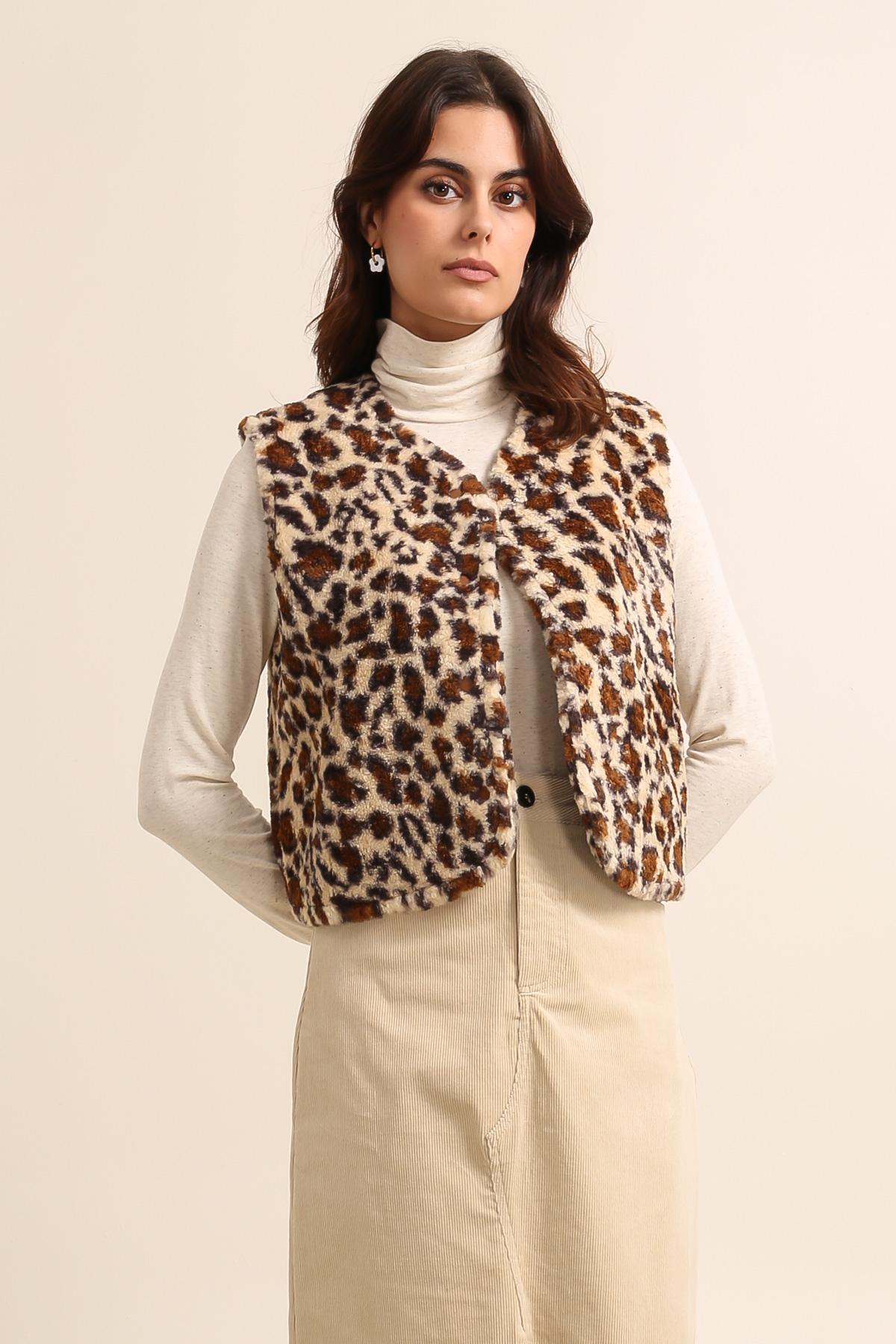 5511 Veste léopard