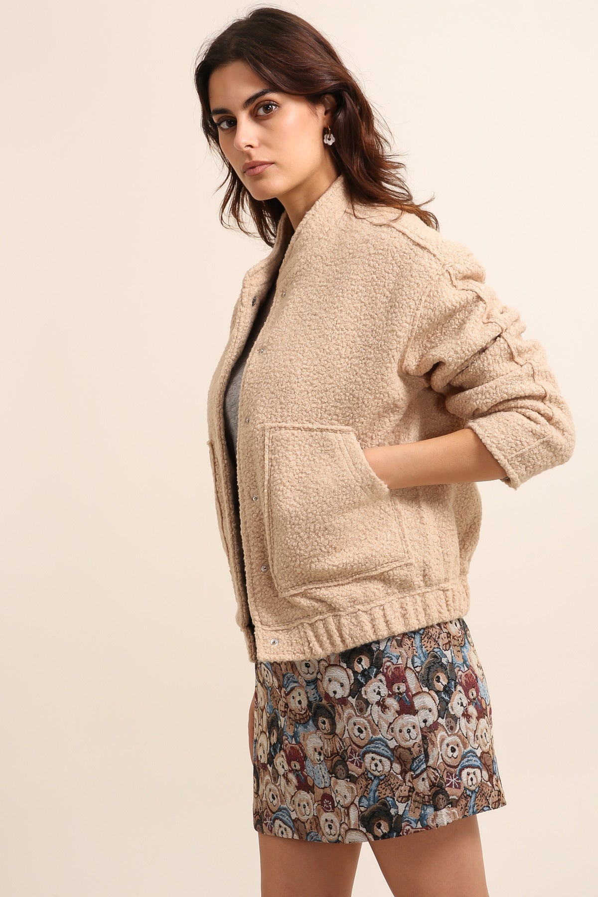 5513 Blouson à bouclettes