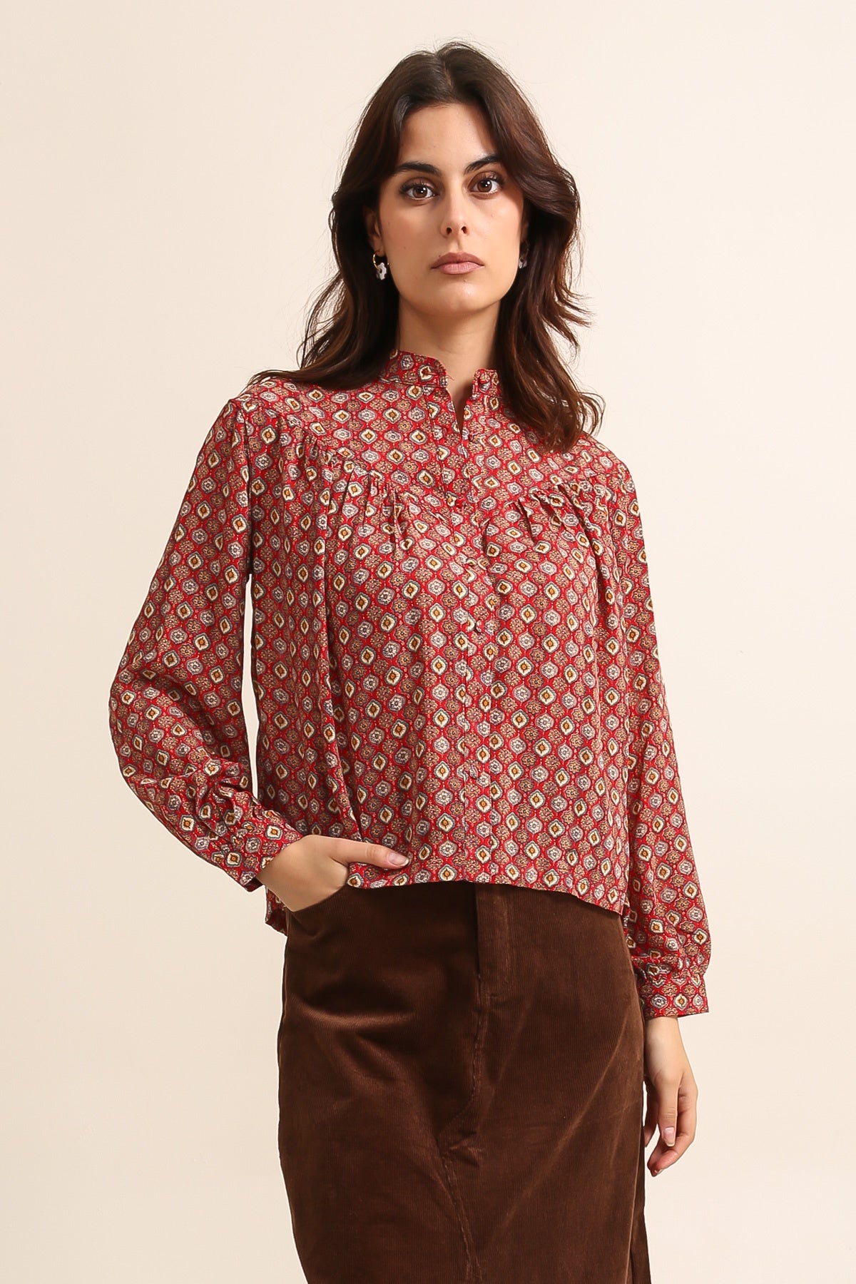 5530 Blusa estampada