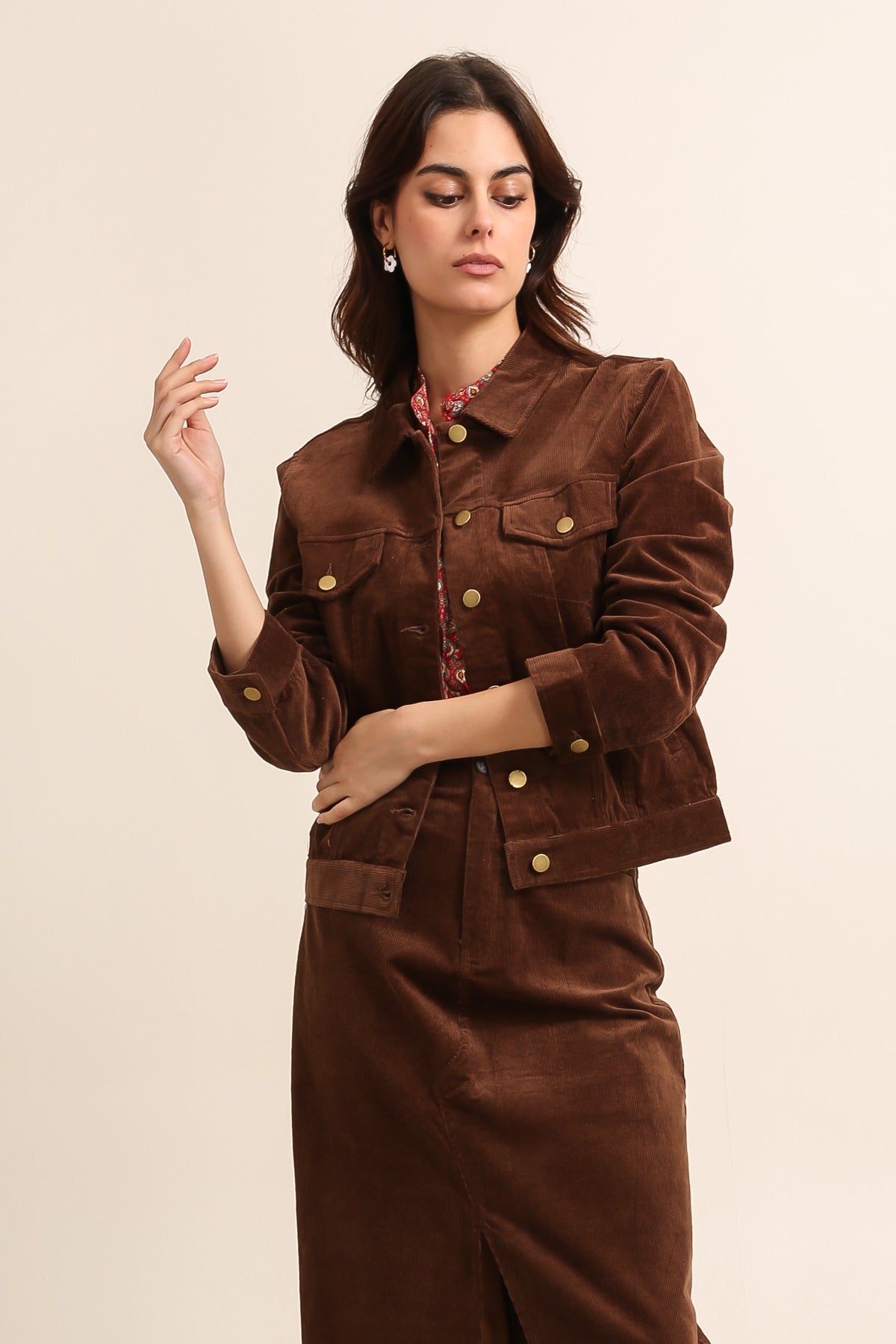 5536 Veste en velours