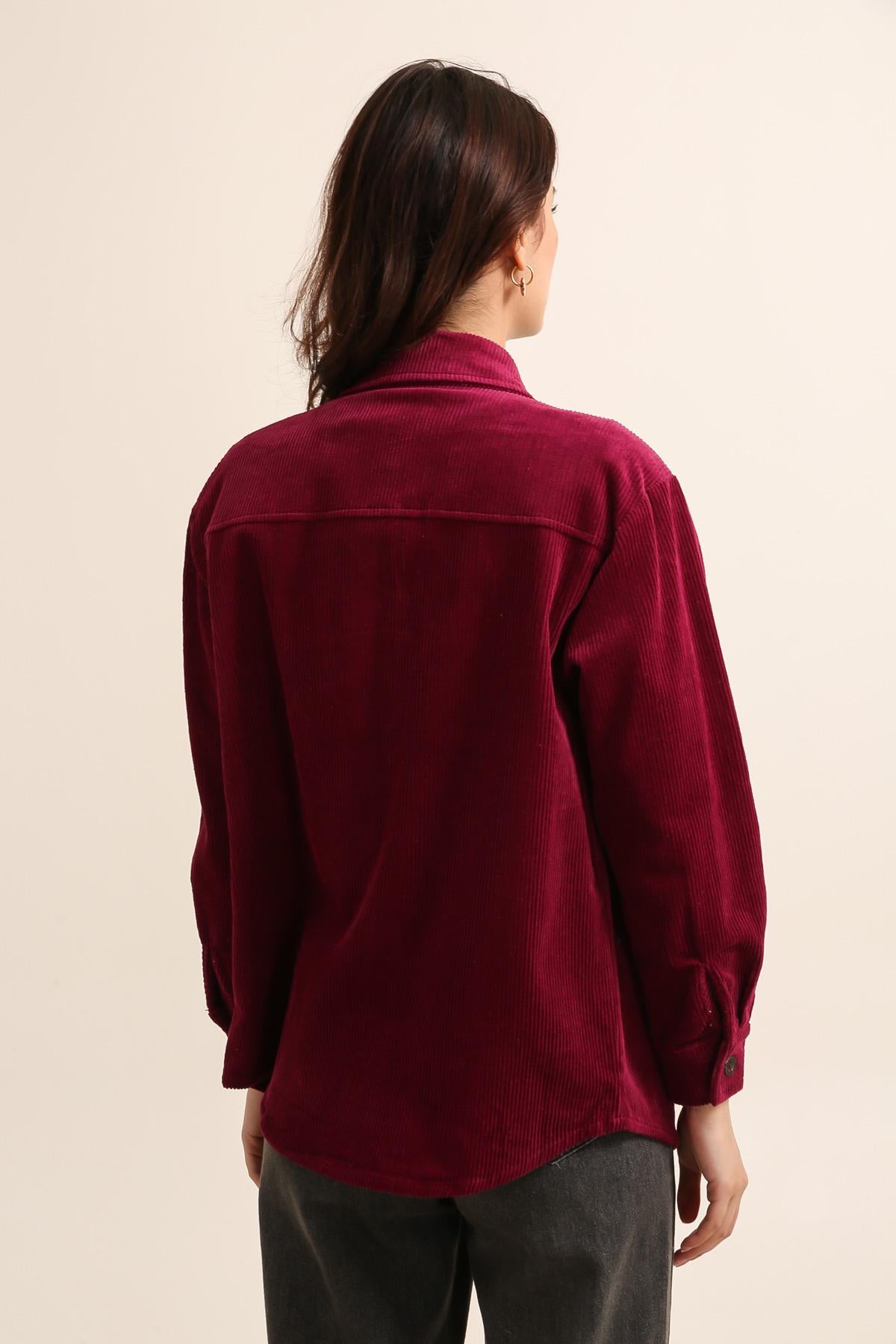 5550 Sobrecamisa de terciopelo