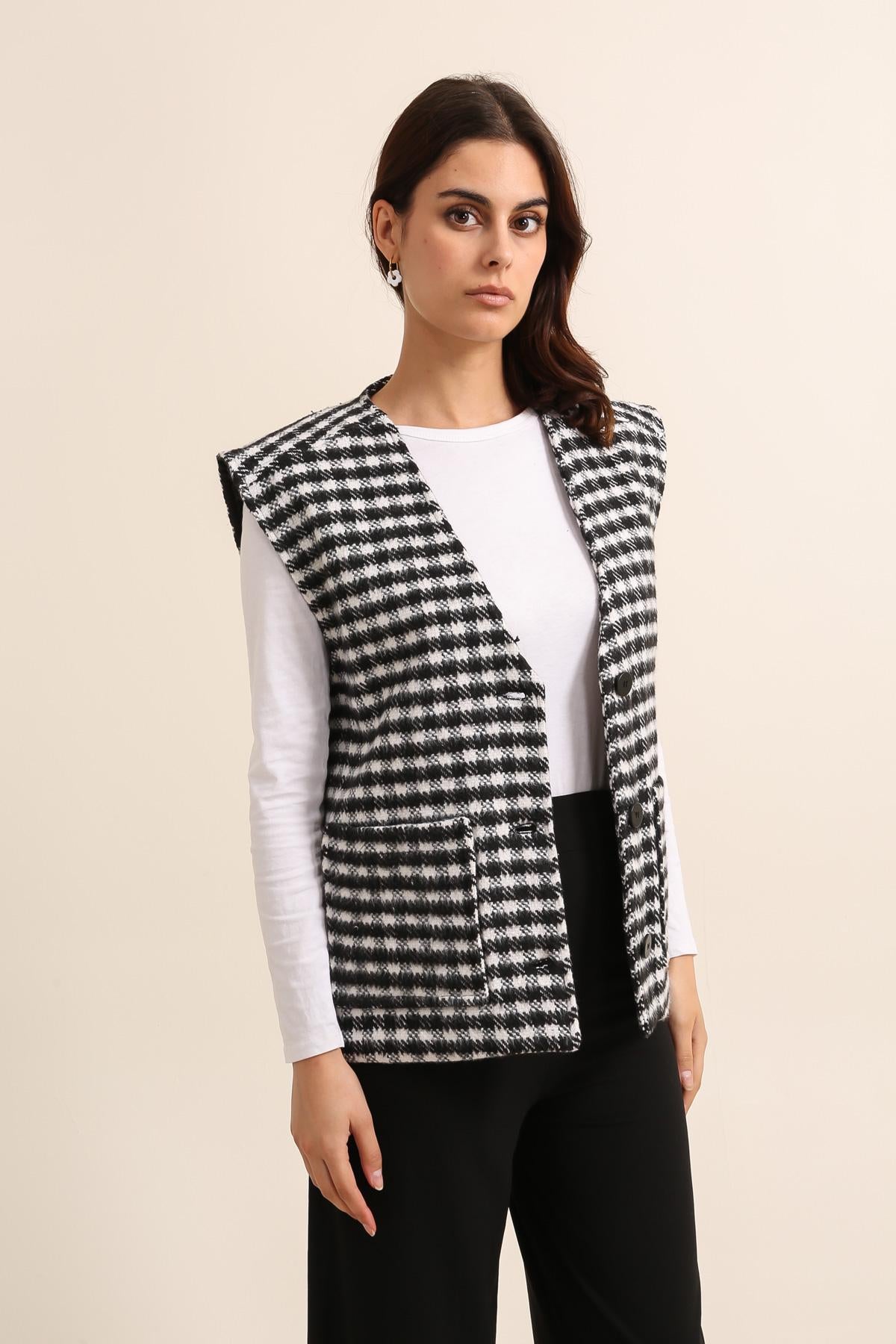 5562 Veste à carreaux