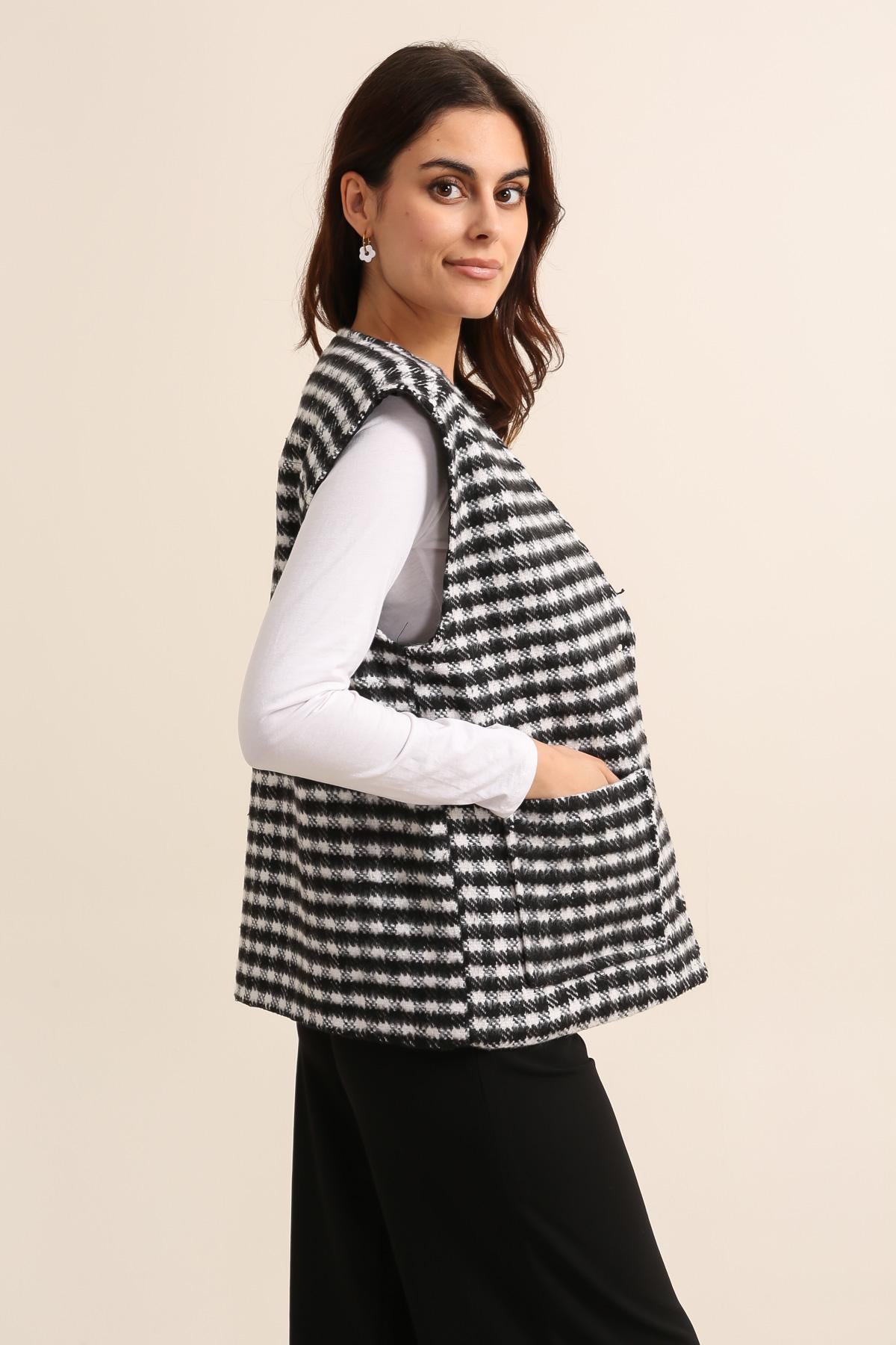 5562 Veste à carreaux