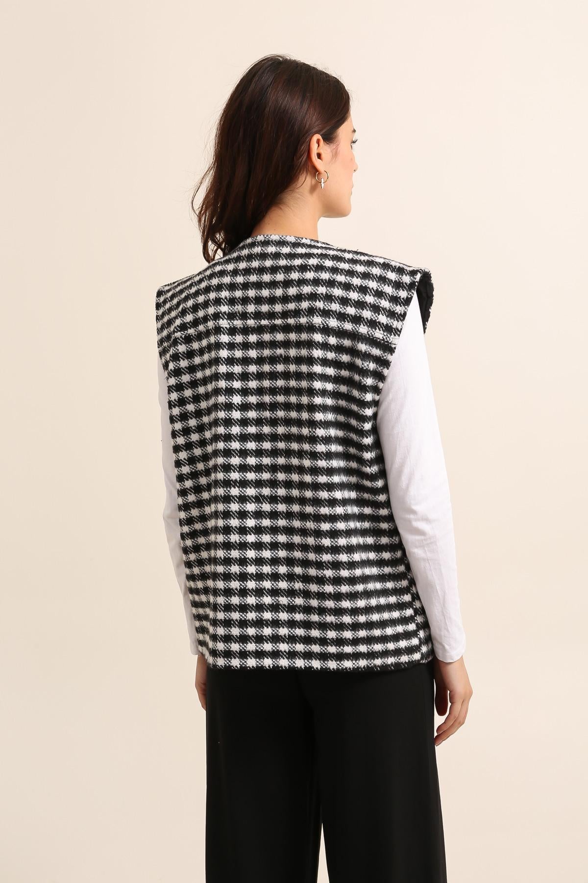 5562 Veste à carreaux