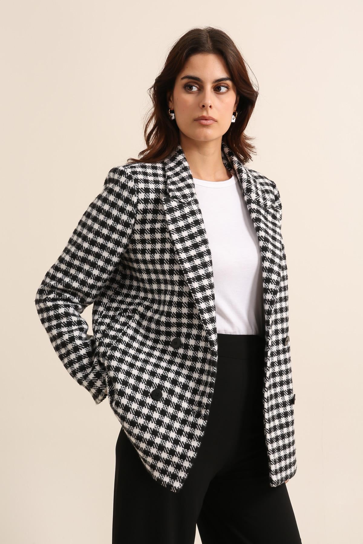 5563 Blazer à carreaux