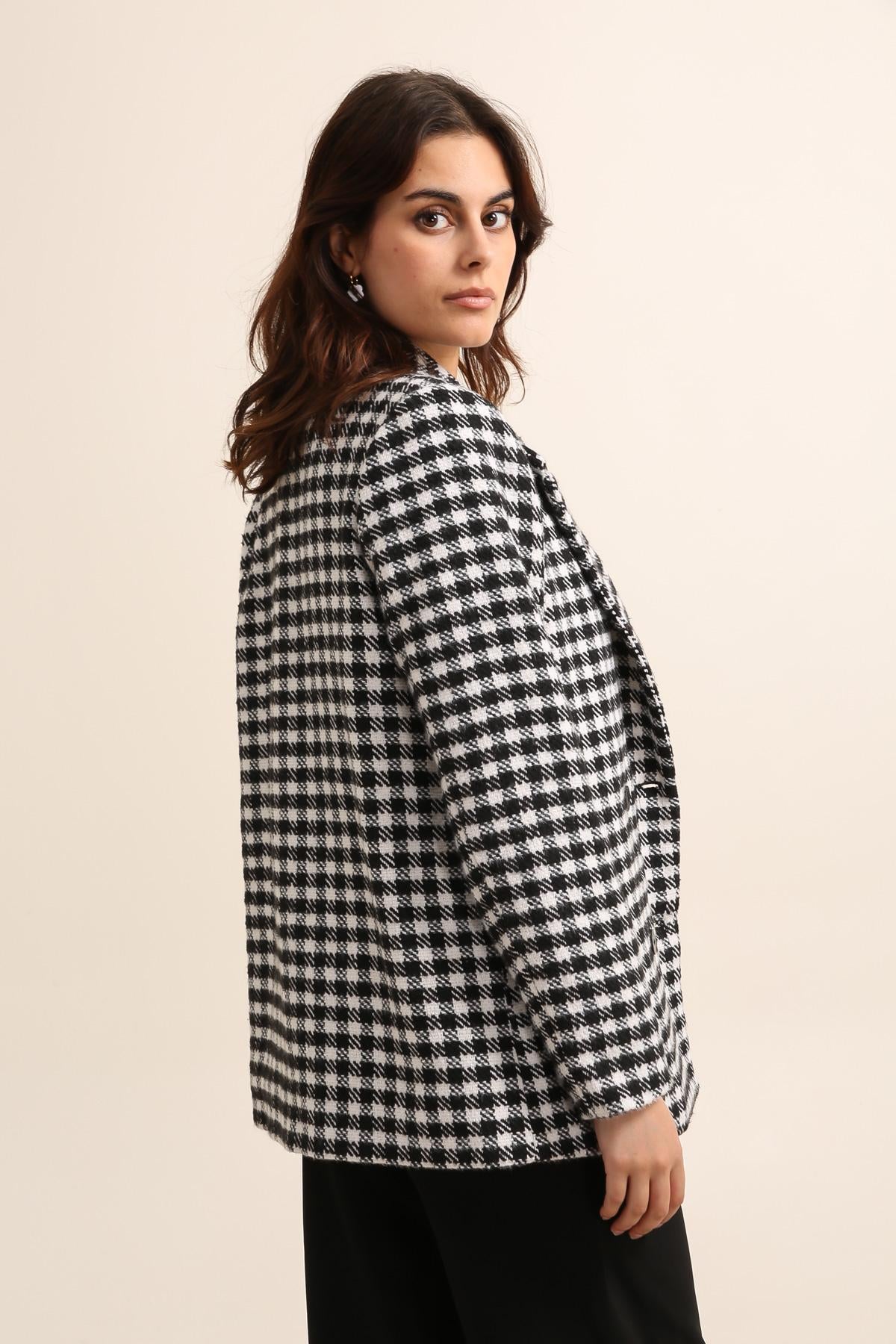 5563 Blazer à carreaux