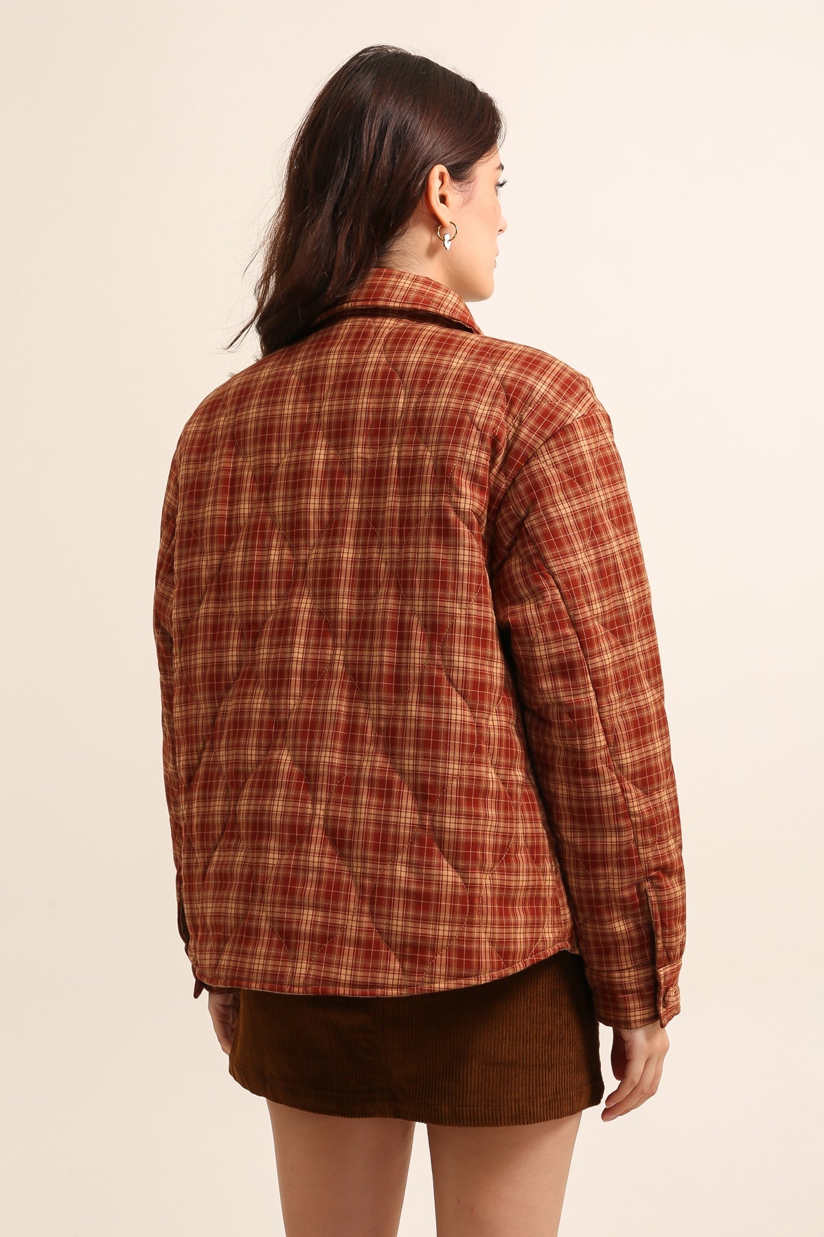 5573 Veste à carreaux