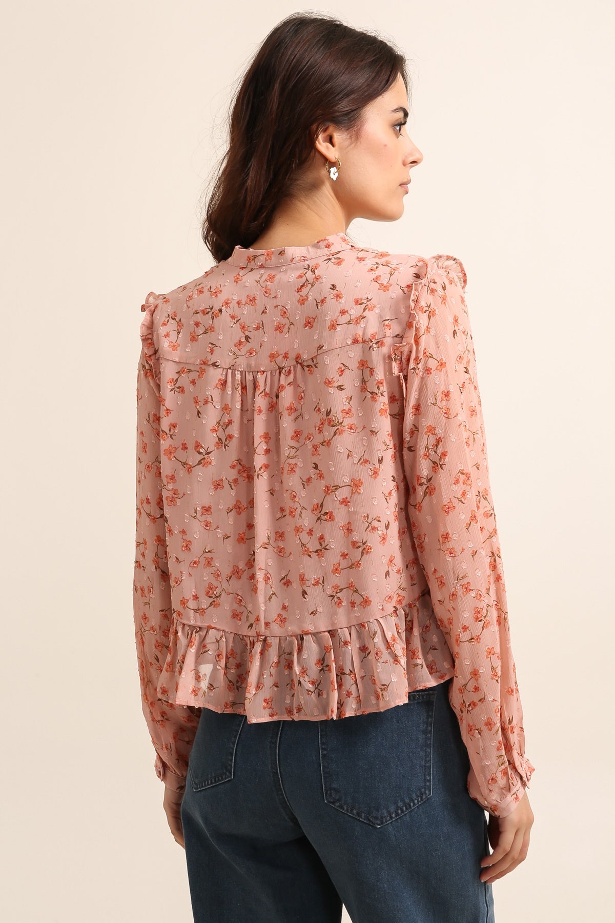 5589 Blouse cerisier