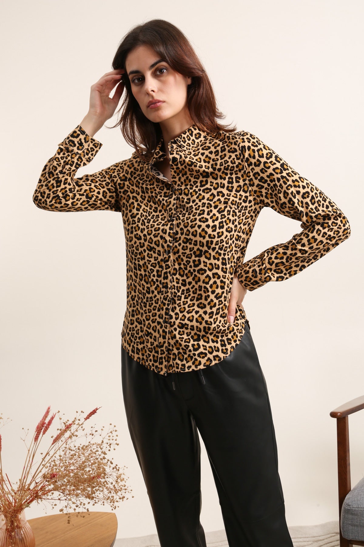 5656 Chemise léopard