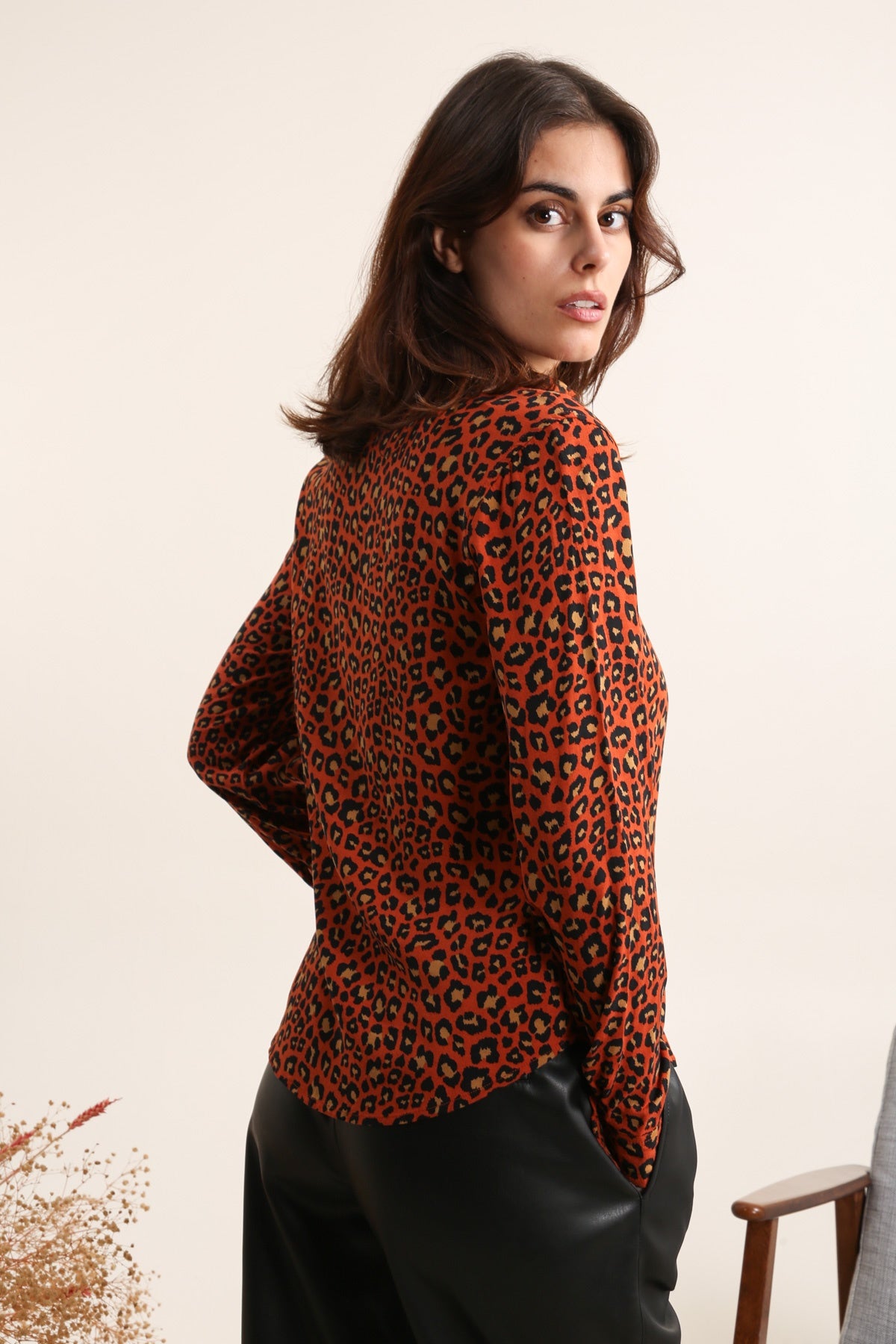 5656 Chemise léopard