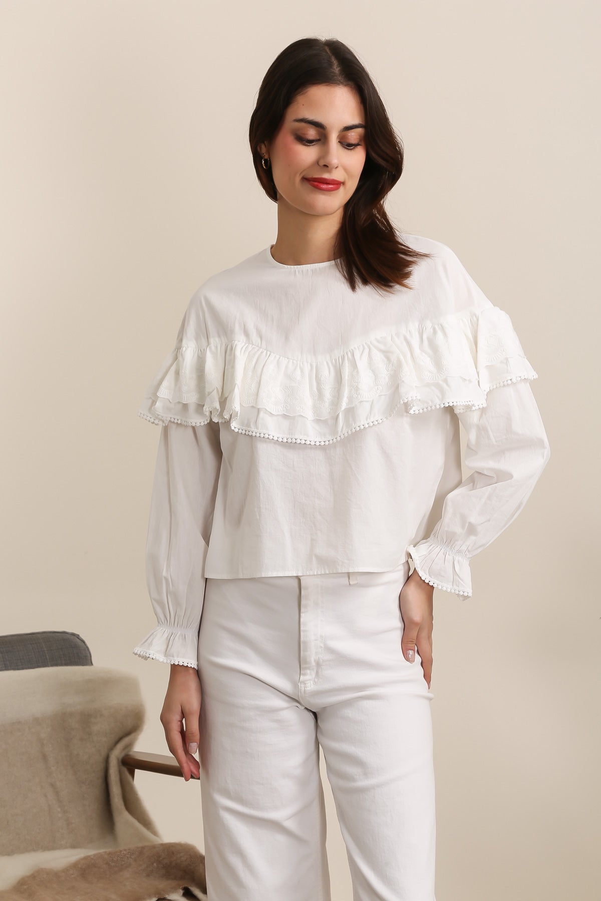 5679 Blouse romantique