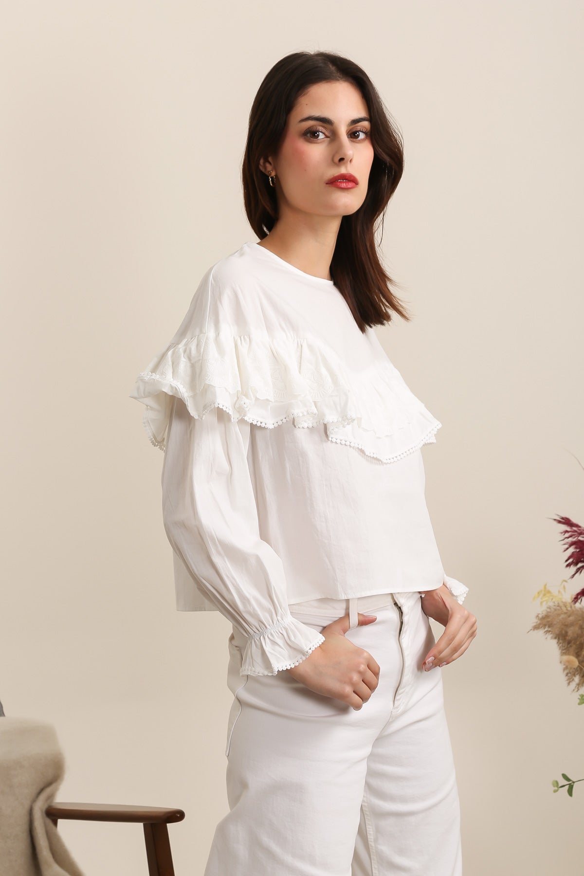 5679 Blouse romantique