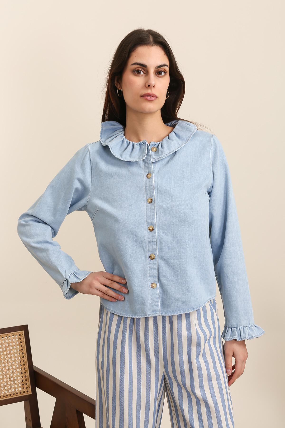 5689 Blouse col pierrot