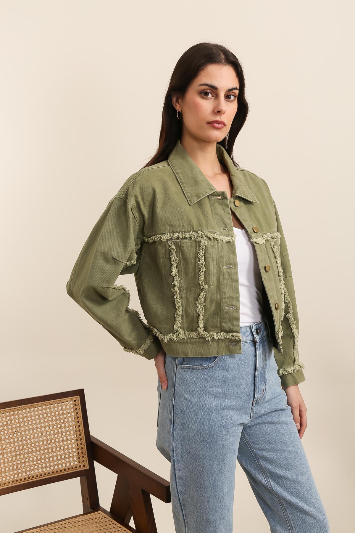 5699 Veste à franges