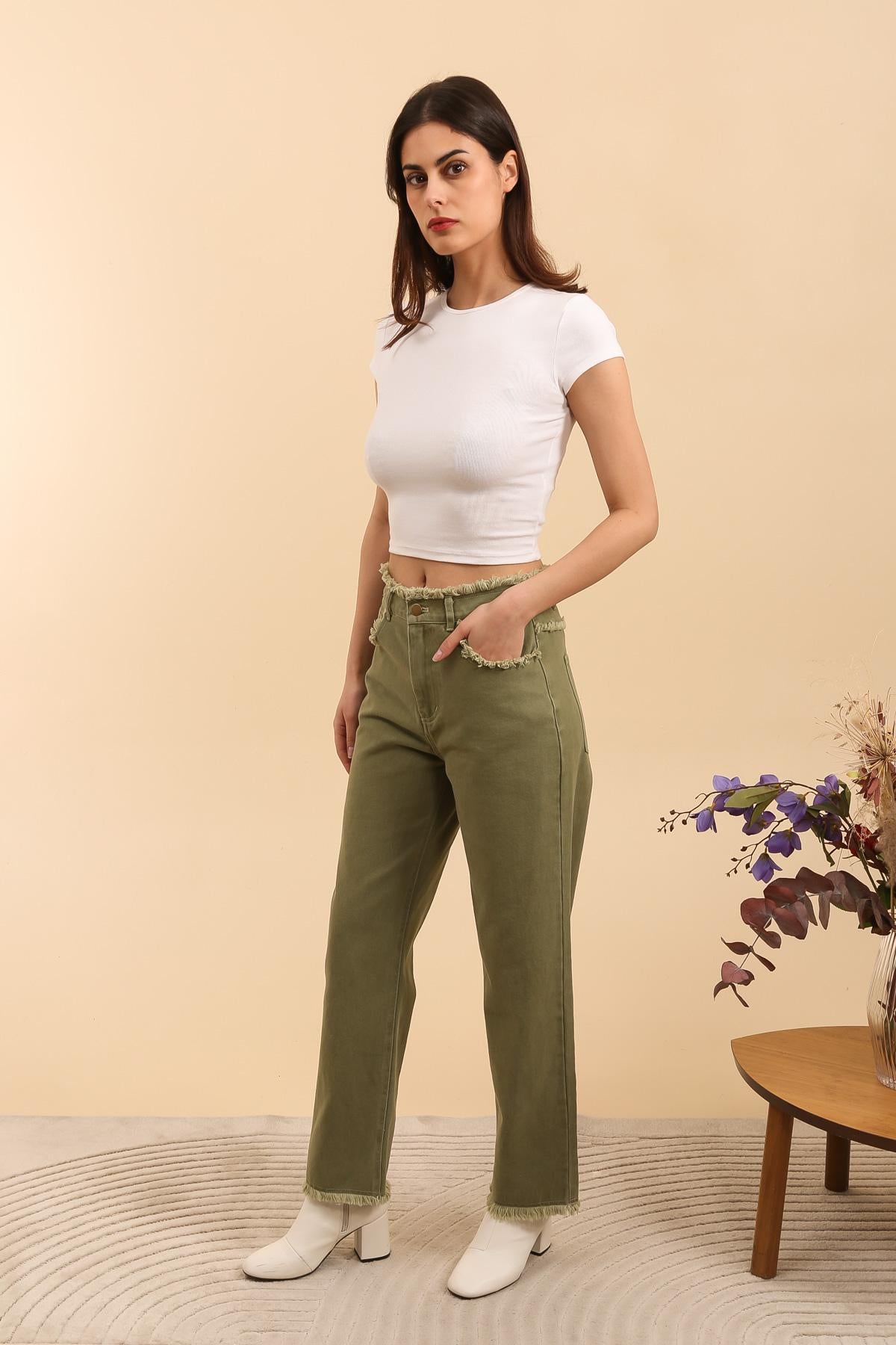 5700 Pantalon à franges